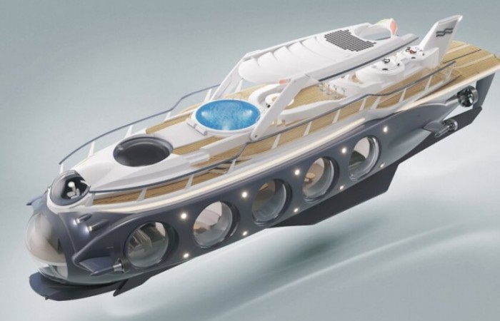Какой будет Nautilus — подводная суперъяхта за 1,5 млрд рублей с бассейном и барами