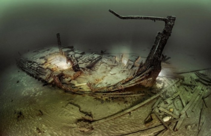 Затонувшие корабли на дне Балтийского моря (26 фото)