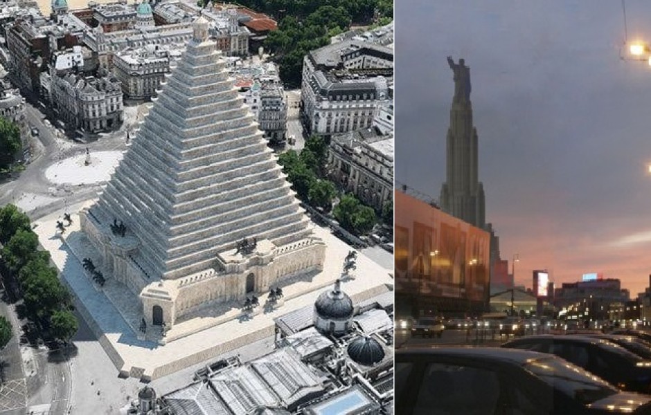 В Лондоне – пирамида, а в Париже – гигантский Слон: какие архитектурные мегапроекты так и не были реализованы
