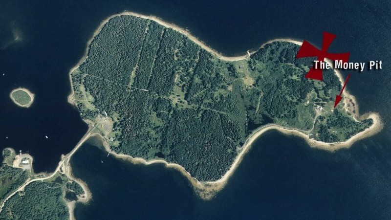 Охотники за сокровищами уже 200 лет ищут на этом острове бесценный пиратский клад