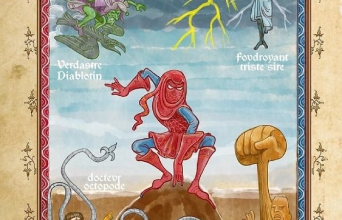 Постеры известных фильмов в Средневековье? 15 иллюстраций от французского художника