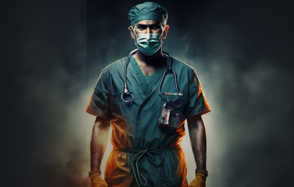 Почему хирурги ноcят форму зеленого или синего цветов, но не белого