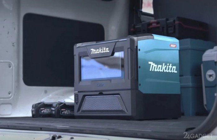 Makita выпустила пауэрбанк со встроенной микроволновкой (2 фото+видео)