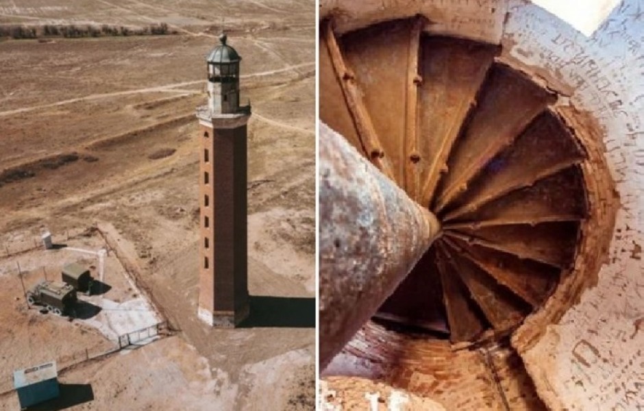 Зачем в Астраханской степи в 30 км от моря стоит маяк, построенный по указу Петра I