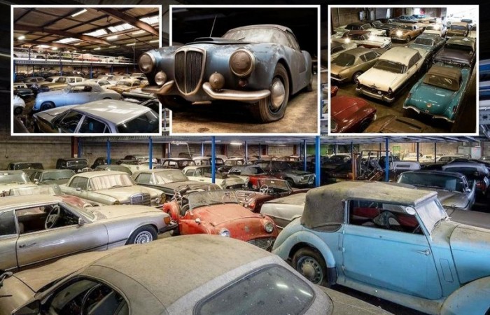 Коллекция из 230 классических автомобилей Recluse выставлена на аукцион после находки в сарае (30 фото)