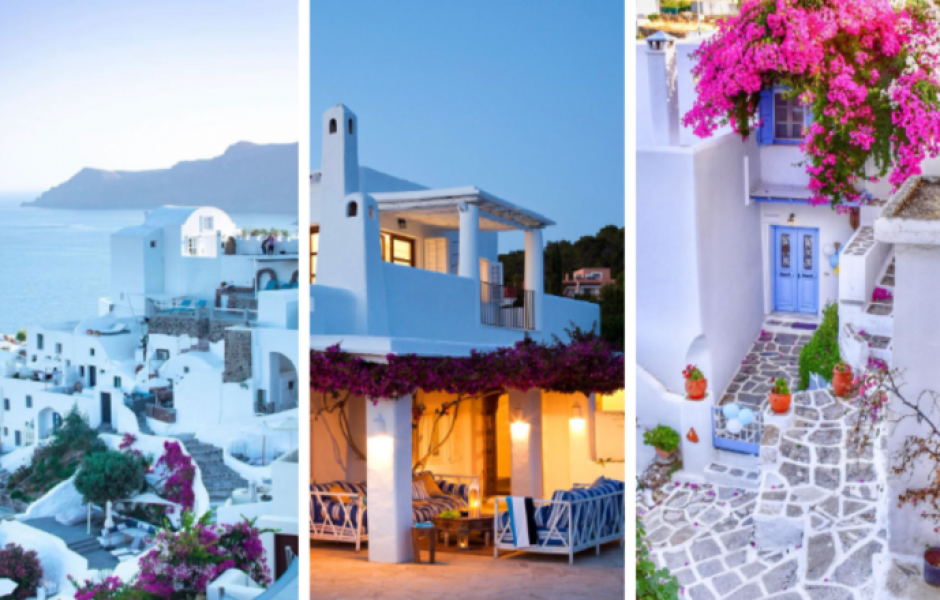 Почему на греческих островах все дома сине-белые и здания не красят в другие цвета