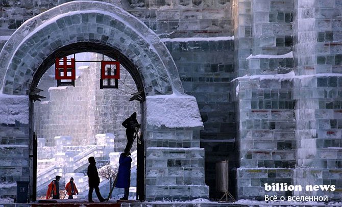 В Харбине прошёл фестиваль снежных и ледяных скульптур  (27 фото)