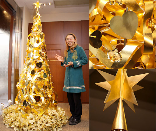 Новогодняя елка из золота за 2 млн долларов