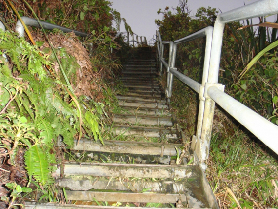 Лестница Хайку на острове Оаху (13 фото)