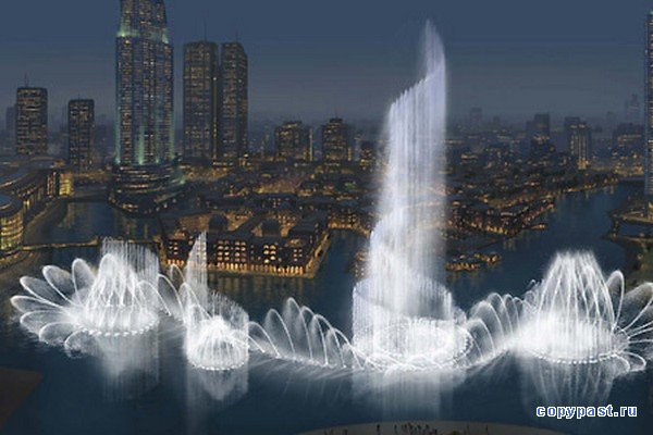 «Поющий» фонтан в Дубае (15 фото + 7 видео)