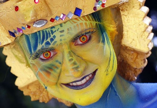 Крупнейший ежегодный всемирный фестиваль боди-арта 2012 (39 фото)