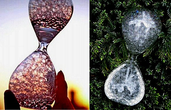 Песочные часы, наполненные пузырьками (7 фото + видео)