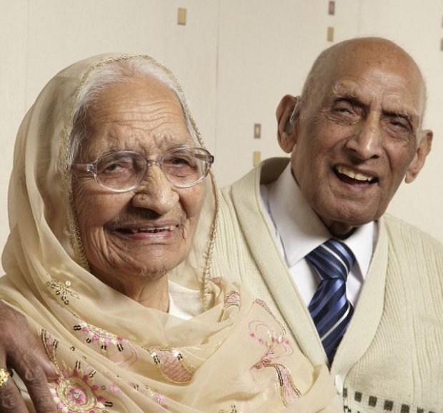 Новый рекорд верности — 87 лет проведенных в браке (4 фото)