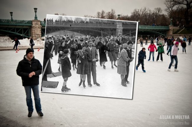 Будапешт: прошлое и настоящее в одной фотографии (22 фото)