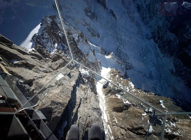 Самая страшная смотровая площадка в Альпах (12 фото)