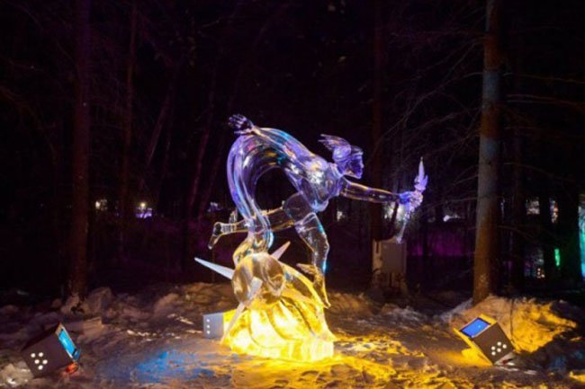 Чемпионат мира по по ледяным скульптурам (15 фото)