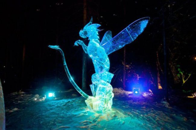 Чемпионат мира по по ледяным скульптурам (15 фото)
