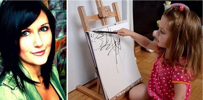 Дорисованные картины 2-х летней девочки (6 фото)
