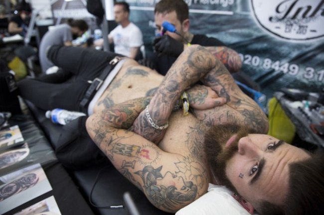 Фестиваль татуировок 2015 в Лондоне (14 фото)