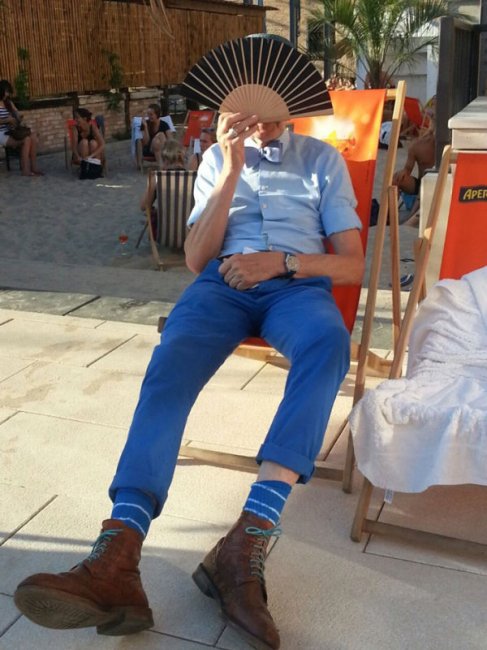 Гюнтер Краббенхёфт – самый стильный пенсионер Берлина (15 фото)