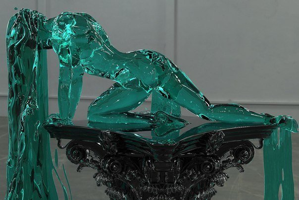 Скульптура из стекла Художник Alexandra Reeves (5 фото)