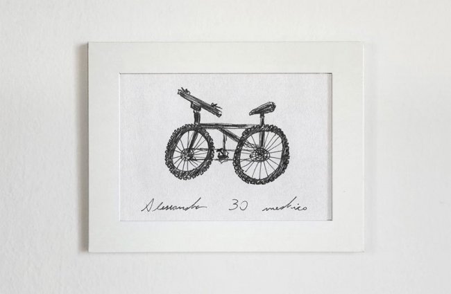 Художник делает цифровые иллюстрации велосипедов, нарисованных знакомыми по памяти карандашом (18 фото)