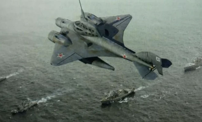 Секретная летающая подлодка времен СССР (4 фото+видео)