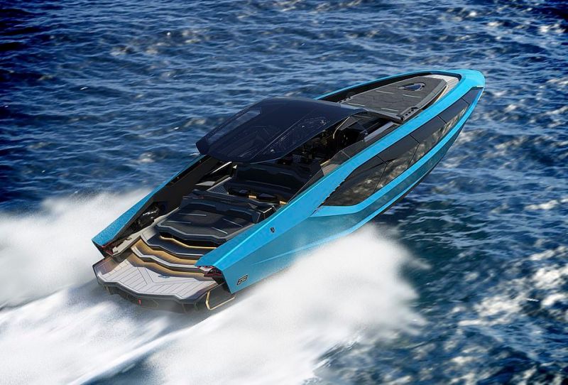 Lamborghini совместно с итальянским производителем лодок создали суперъяхту