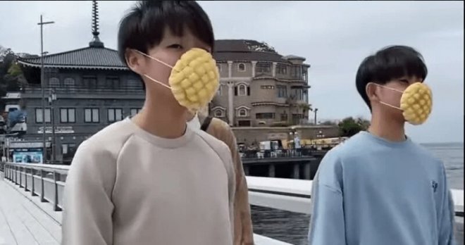 Съедобные медицинские маски из Японии