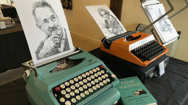 Художник, который рисует с помощью символов на старых пишущих машинках (11 фото + видео)