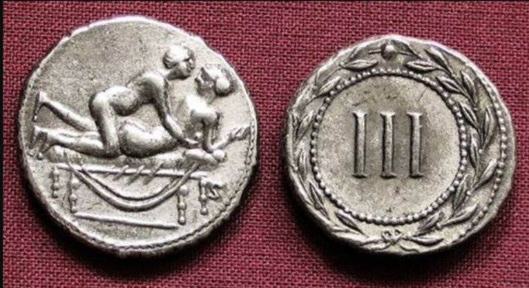 Спинтрия: Римские жетоны с неизвестным назначением (2 фото)