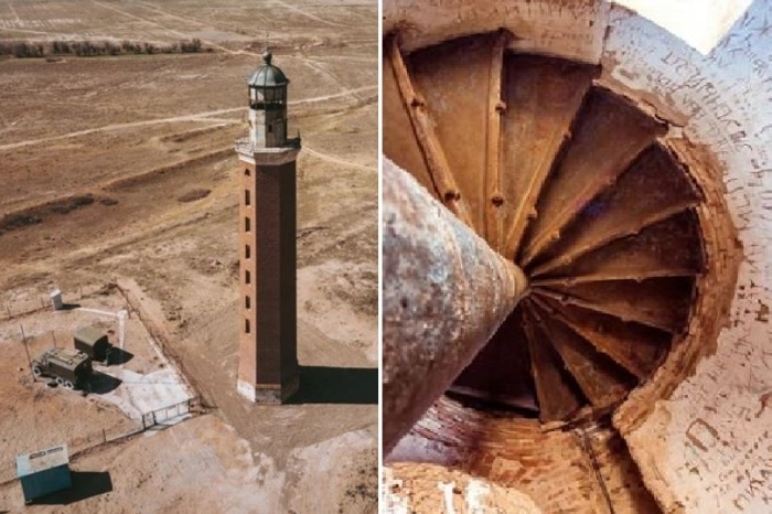 Зачем в Астраханской степи в 30 км от моря стоит маяк, построенный по указу Петра I