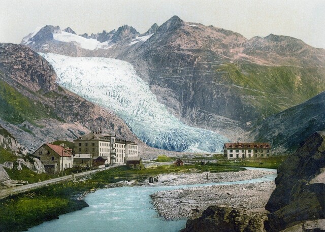 "Бельведер": знаменитый швейцарский отель у Ронского ледника (4 фото)