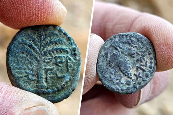 Археологи нашли очень редкие монеты времен кровавого еврейского восстания против римлян